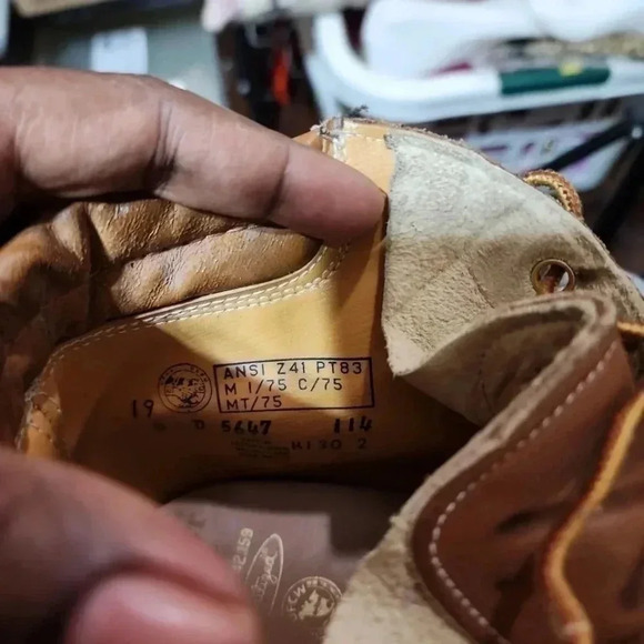 Hy-test Vintage Mens Steel toe leather boots - Picture 7 of 11